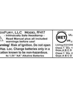 Fox Fury Performance Intrinsic Tasker LED Helmet Light - Image 3