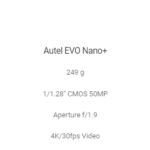 evo nano+ specs